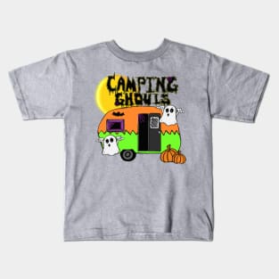 Halloween Camping Ghouls Kids T-Shirt